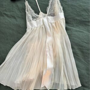 Victoria's Secret Cream Lace and Satin lingerie